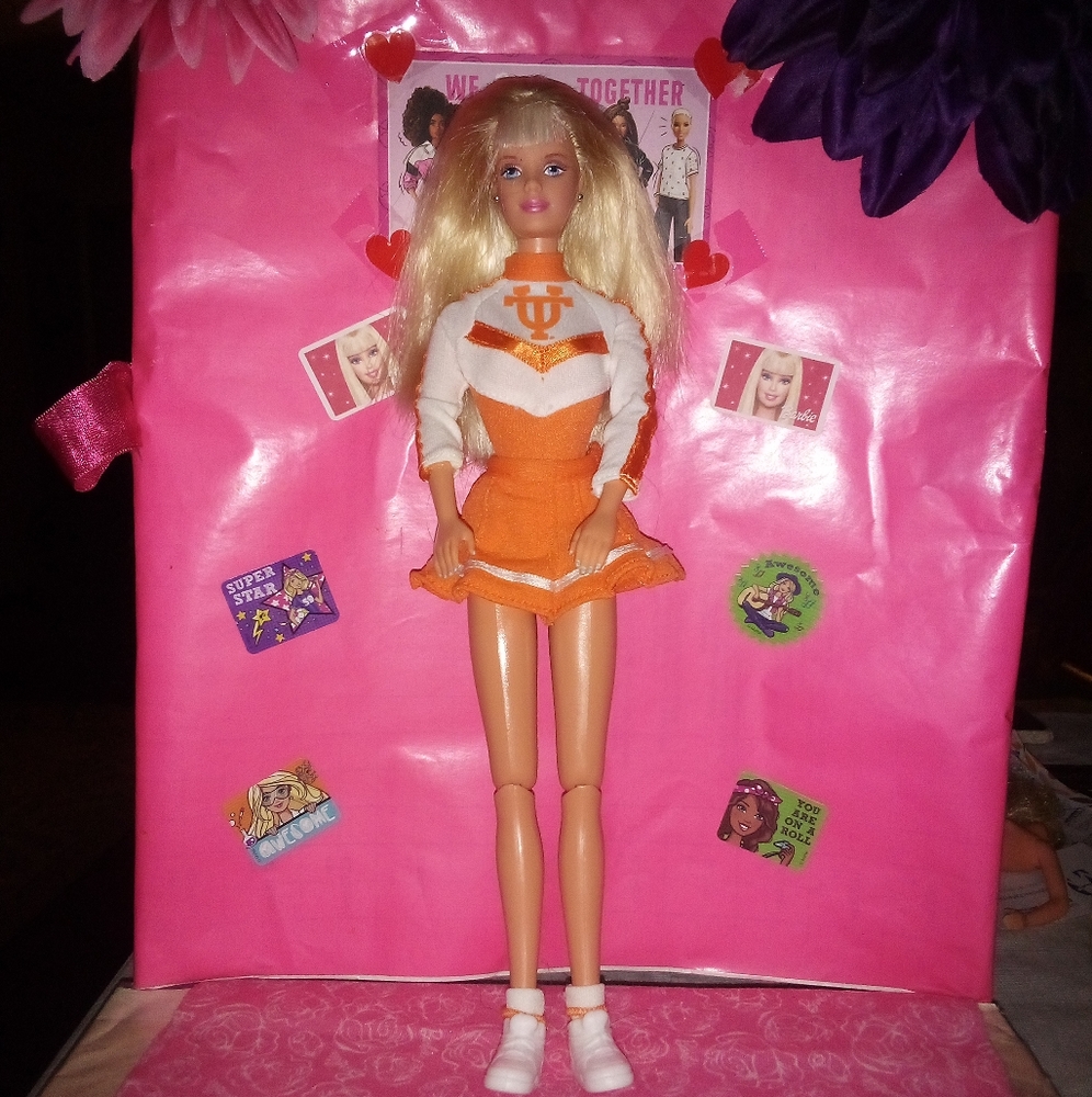 University Of Tennessee Cheerleader Barbie Doll